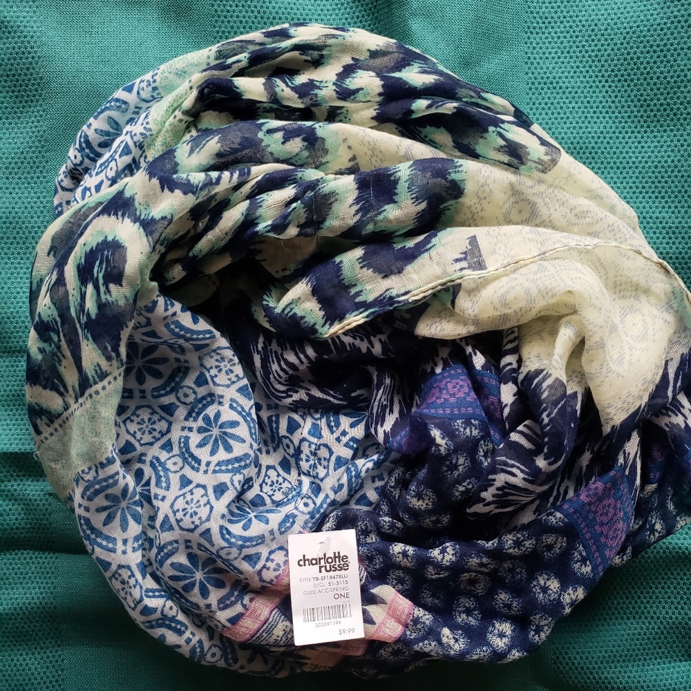 Charlotte Russe Printed Infinity Scarf
